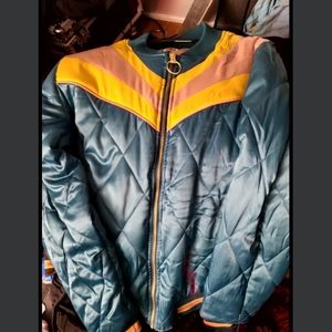 Classic Rock couture women's satin jacket